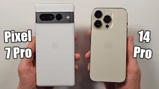 Thumbnail: Google Pixel 7 Pro vs iPhone 14 Pro 🔥 Speed Test