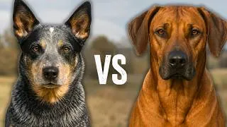 Thumbnail: Blue Heeler vs Rhodesian Ridgeback | Toughest Working Dog?
