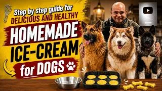 Thumbnail: Homemade Ice-Cream For Dogs - Step-by-Step Guide #DogIceCream #HomemadeDogTreats #BaadalBhandaari
