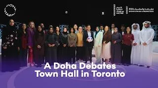 Thumbnail: A Doha Debates Town Hall in Toronto