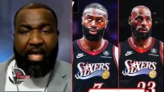 Thumbnail: NBA TODAY | "76ers are legitimate title contenders this season" - Perk on the LeBron & Brown pairing
