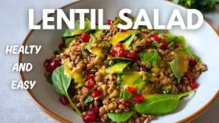 Thumbnail: Iron-Rich Lentil Salad! Boost Your Energy & Nutrition Naturally