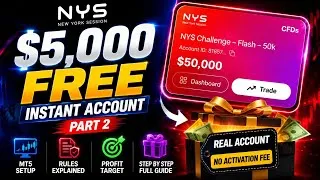 Thumbnail: NYS Markets Flash Account Guide | MT5 Connection, Rules & Free $5,000 Instant Account | Part 2