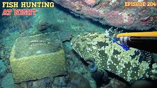 Thumbnail: Ep204 NIGHT SPEARFISHING | FISH HUNTING AT NIGHT