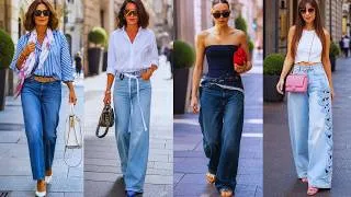 Thumbnail: 👖AUGUST'S MUST-HAVE TRENDS👖DENIM & LUXURY FASHION | ITALIAN BEAUTY & ELEGANCE💙MILAN STREET STYLE