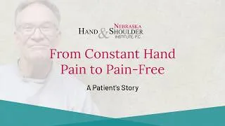 Thumbnail: From Constant Hand Pain to Pain-Free: A Patient's Story