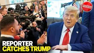 Thumbnail: Trump Admits Huge Lie to Reporter, Panicked Aides Immediately Start Pointing Fingers