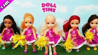 Thumbnail: Elsie and Annie made a mistake at Cheerleading! Learning Teamwork