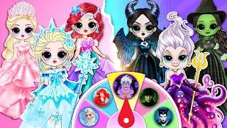 Thumbnail: Princess vs Villain Fashion Challenge | DIY Paper Dolls & Craft