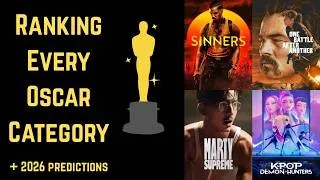 Thumbnail: Ranking Every Oscar Category + 2026 Predictions