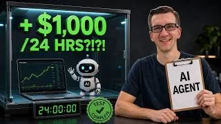Thumbnail: AI Agent Trading Bot Makes Me 1K Day Trading (Vibe Coding Tutorial)