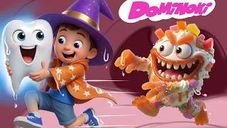 Thumbnail: Brush Brush Brush Your Teeth 🪥 Magic Wizard Animal Song for Toddlers