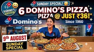 Thumbnail: 4 DOMINOS PIZZA in ₹21 मे😋|dominos coupon code today|Domino's Pizza offer|dominos pizza offers today