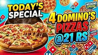 Thumbnail: 5 DOMINOS PIZZA in ₹25 मे😋|dominos coupon code today|Domino's Pizza offer|dominos pizza offers today