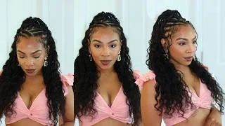 Thumbnail: FULANI BRAIDS WITH QUICKWEAVE using YWIGS hair