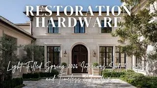 Thumbnail: Light Filled Spring Interiors Inspired by Restoration Hardware Soft Neutrals and Timeless Grand