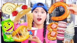 Thumbnail: Korean Convenience Store Food Dessert Mukbang DONA
