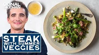 Thumbnail: Steak with Blistered Summer Vegetables | Donal Skehan