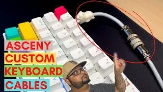 Thumbnail: Asceny Double Sleeved Custom Keyboard Cables