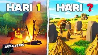Thumbnail: Gue Bertahan Hidup di ZAMAN BATU Sampai Membangun SUKU PURBA Sendiri