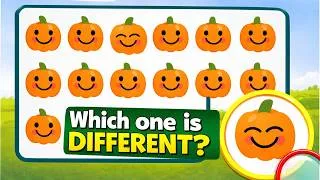 Thumbnail: Spot the Odd One Out 🎃 | Which One is Different? 🤔 | Kids Quiz Game