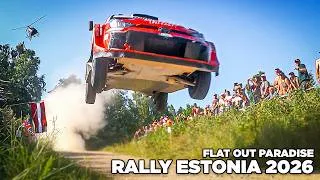 Thumbnail: WRC RALLY ESTONIA 2026 | FLAT OUT PARADISE & BIG JUMPS | 4K 60 FPS