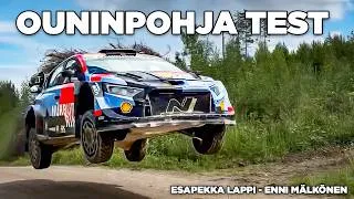 Thumbnail: OUNINPOHJA FLAT OUT TEST - Esapekka Lappi & Enni Mälkönen Rally Finland Test | Hyundai i20 Rally1