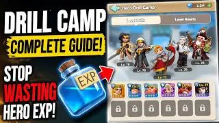 Thumbnail: KING SHOT (DRILL CAMP +  HERO LEVEL RESET) GUIDE 2026