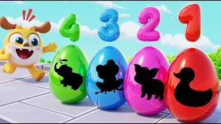 Thumbnail: 🥚 Color Egg Surprise Song 🌈 | What's Inside the Egg? | Learn Colors & Numbers | DooDoo & Friends
