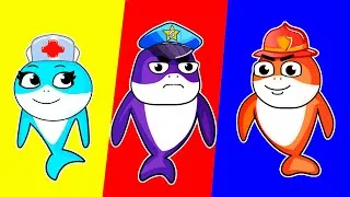 Thumbnail: Policeman, Fireman and Doctor Song + MORE doodoofun | English Karaoke Songs for Kids