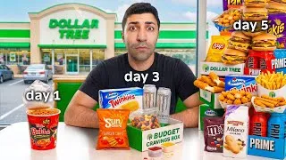 Thumbnail: I Only Ate Dollar Tree Food For 5 Days, But Doubled My Budget Every Day