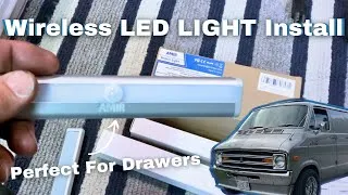 Thumbnail: VAN LIFE | Wireless LED Drawer Light Install in Classic 70s Van