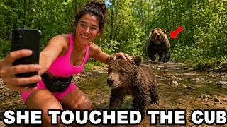 Thumbnail: When Karen Played With A Bear Cub For TikTok - Mama Was Already Running