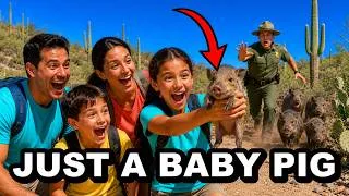 Thumbnail: This Family Cornered The 'Baby Pig' On The Trail. The Sounder Charged.
