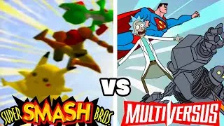Thumbnail: MultiVersus & Smash 64 Intro Comparison