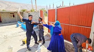Thumbnail: *Mr. Rahmat Repairs the Yard for House Security — The Evil Second Wife Must Choose Her Fate*