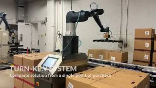 Thumbnail: Palletizing Robot | Dual Line Tending | Cobot Palletizer | ONExia