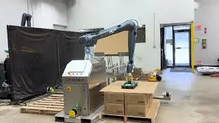 Thumbnail: Stainless Steel Cobot Palletizer | Corrosion Resistant | Palletize in Wet Conditions | ONExia Inc.