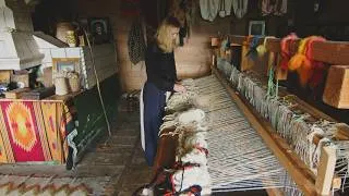 Thumbnail: Ancient process of making handmade wool blanket - Lizhnik