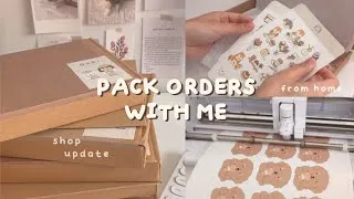 Thumbnail: pack orders with me from home 🏠 small business, asmr
