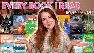 Thumbnail: Every Book I Read So Far This Year... Ranked Worst To Best 📖⭐️