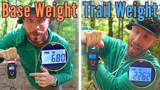 Thumbnail: Is Base Weight Just a Bunch of LIES?!?! - Base Weight vs ACTUAL Trail Weight