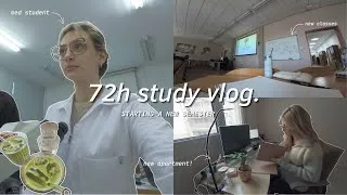 Thumbnail: med school vlog | new apartment, 12-hour days & a fresh semester