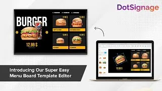 Thumbnail: How to Create Free Digital Menu Board Design/Template using DotSignage?