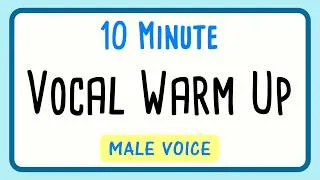 Thumbnail: Male Voice Warm Up - Build Head Voice, Mix Voice, and Register Blending