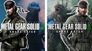 Thumbnail: Godzilla Easter Egg – Metal Gear Solid 3: Snake Eater Original vs.  Remake (2004/2025)