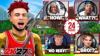 Thumbnail: I stream sniped EVERY streamer for 24 HOURS on NBA 2K27...