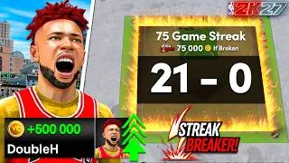 Thumbnail: I became the #1 Streak Hunter on NBA 2K27 already... (+100,000 VC)