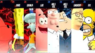 Thumbnail: Spongebob Vs Cartoon Dads - Requested Smash Bros Battle
