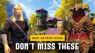 Thumbnail: The Best Skyrim Mods This Month - Homes, Followers & More